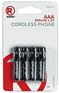 AAA Ni-MH Cordless Phone Replacement Batteries (4-pack)