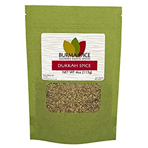 Dukkah Spice | Egyptian Nut and Spice Blend | Use as an All-Purpose Seasoning, Added to Dips, Salads, Vegetables 4 oz.