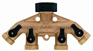 Orbit 62010N Brass Hose Faucet Manifold