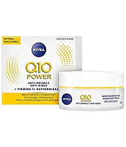 NIVEA Q10 Plus Anti-Wrinkle with SPF 15 Day Care Cream 50 ml (1.69 oz) - Pack of 2