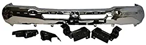 NEW AFTERMARKET PARTS Front Steel Bumper Chrome with Bracket GM1002819