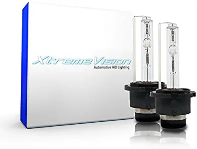 XtremeVision HID Xenon Replacement Bulbs - D2S / D2R / D2C - 8000K Medium Blue (1 Pair) - 2 Year Warranty