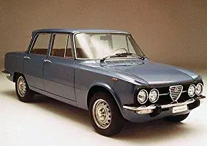 1974 Alfa Romeo Giulia Nuova Super 1300 - Promotional Photo Magnet