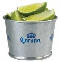 Corona Galvanized Metal Mini Lime Bucket