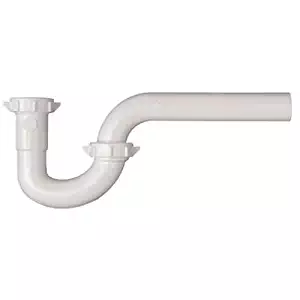 Keeney 200WK 1-1/4-Inch by 1-1/4-Inch Lavatory Sink P-Trap, White