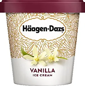 Haagen-Dazs, Vanilla Ice Cream, Pint (8 Count)