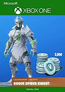 Fortnite Legendary Rogue Spider Knight Outfit + 2000 V-Bucks - Xbox One Key Card