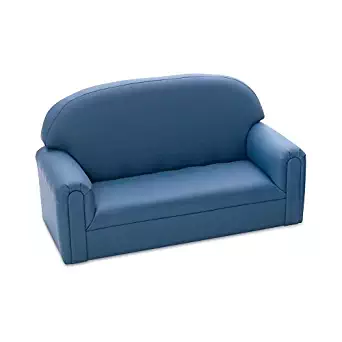 Brand New World Furniture FI2B100 Brand New World Toddler Enviro-Child Upholstery Sofa, Blue
