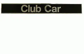 3G Name Plate Emblem for Club Car Precedent Golf Cart-Black/Silver