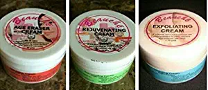 3 (Pack) Beauche Creams ~ Exfoliating, Rejuvenating & Age Eraser