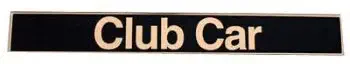 Original Club Car Precedent Name Plate