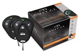 Avital 4105L 1-Way Remote Start System with 4-Button Remote