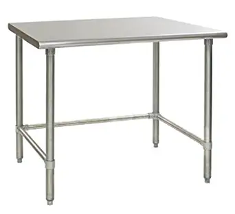 Universal SG2436-RCB - 36" X 24" Stainless Steel Work Table W/ Galvanized Cross Bar