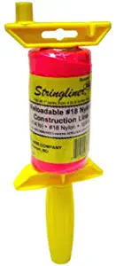 STRINGLINER Company Available 25162 Braided 250-Feet Reloadable Line Reel, Fluorescent Pink