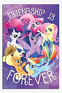 My Little Pony Movie Friendship Is Forever Poster Gloss Laminated - 91.5 x 61cms (36 x 24 Inches)