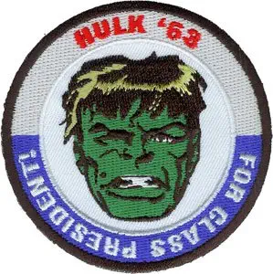 Marvel Comics Retro - Hulk for President Patch