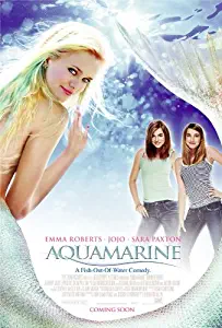 Aquamarine Movie Poster (27 x 40 Inches - 69cm x 102cm) (2006) Style D -(Sara Paxton)(Emma Roberts)(Joanna 'JoJo' Levesque)(Jake McDorman)(Arielle Kebbel)