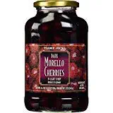 Trader Joe's Dark Morello Cherries In Light Syrup 24.7 oz (Case of 2)