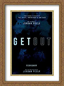 Get Out 28x38 Double Matted Large Large Gold Ornate Framed Movie Poster Art Print