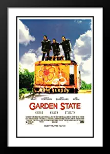 ArtDirect Garden State Framed and Double Matted Movie Poster: Zach Braff & Portman
