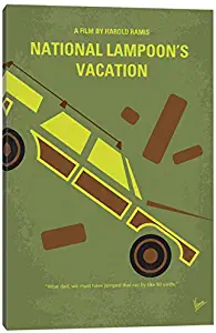 iCanvasART CKG420-1PC3-18x12 National Lampoon's Vacation Minimal Movie Poster, 18