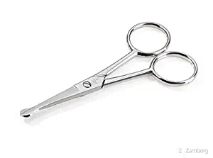 Beard & Nose Hair Scissors by Erbe. German Facial Hair Trimmer