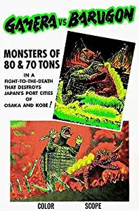 Gamera vs Barugon - 1966 - Movie Poster Magnet