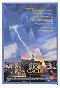 Short Circuit Movie Poster (27 x 40 Inches - 69cm x 102cm) (1986) -(Steve Guttenberg)(Ally Sheedy)(Austin Pendleton)(Fisher Stevens)(Brian McNamara)