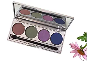 Honeybee Gardens 'Earth & Ocean' Refillable Eye Shadow Palette | Natural Ingredients | Gluten Free, Vegan, Paraben Free