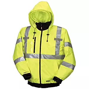 DEWALT DCHJ070B-L 20V/12V MAX Bare High-Vis Heated Jacket, High-Vis, Large