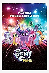 My Little Pony Movie Discover A Different Breed Of Hero Poster Satin Matt Laminated - 91.5 x 61cms (36 x 24 Inches)