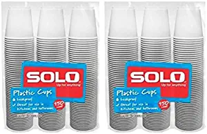 Solo 3-Ounce Plastic Bathroom Cups, 300-Count Package