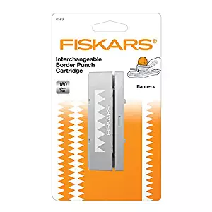 Fiskars Interchangeable Border Punch Cartridge, Banners