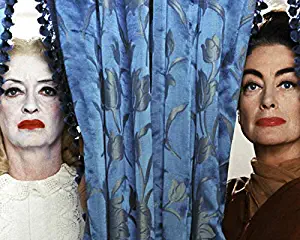 Erthstore Joan Crawford and Bette Davis in What Ever Happened to Baby Jane? Curtains 8x10 Aluminum Wall Art