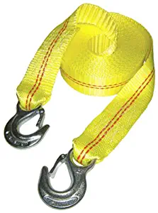 KEEPER 02825 Emergency 25' Tow Strap with Spring Latch Hooks - 12,000 lb Web Capacity