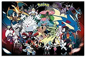 Pokemon Mega Poster 36 x 24in