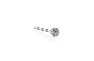 Kutzall Original Sphere Burr, 1/8" Shaft (3.1mm) - Coarse, Tungsten Carbide Coating: 3/8" (9.5mm) Head Diameter x 3/8" (9.5mm) Head Length - S-38-E