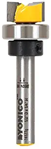 Yonico 14177q 1/2-Inch Diameter Offset Flush Trim Template Router Bit 1/4-Inch Shank