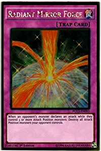 Yu-Gi-Oh! - Radiant Mirror Force (PGL3-EN093) - Premium Gold: Infinite Gold - 1st Edition - Gold Rare