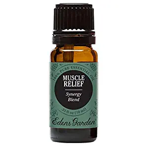 Edens Garden Muscle Relief Essential Oil Synergy Blend, 100% Pure Therapeutic Grade (Highest Quality Aromatherapy Oils- Massage & Pain), 10 ml