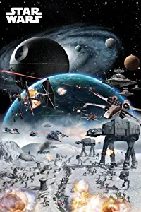 Star Wars - Movie Poster (Battle Collage) (Size: 24" x 36")