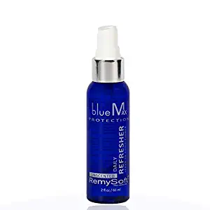 RemySoft blueMax Daily Refresher - Safe for Hair Extensions, Weaves and Wigs - Salon Formula Leave-in Conditioner - UNSCENTED