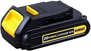 De-Walt DCB207 20V 20 Volt MAX Lithium-Ion Battery Pack, Black