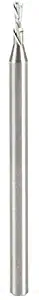 Amana Tool 46237 SC Spiral Plunge 1/16 Dia x 3/16 Cut Height x 1/8 Shank x 2 Inch Long 2 Flute Down-Cut Router Bit