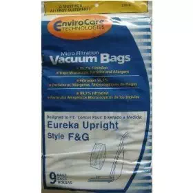 9 Eureka Allergy Micro Lined Vacuum F&G Bags (9 Bags & 1 RD Belt)
