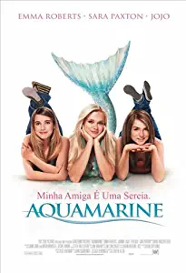 Aquamarine Movie Poster (27 x 40 Inches - 69cm x 102cm) (2006) Brazilian -(Sara Paxton)(Emma Roberts)(Joanna 'JoJo' Levesque)(Jake McDorman)(Arielle Kebbel)