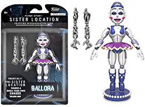 Funko Five Nights at Freddy's Ballora Articulated Action Figure, 5"