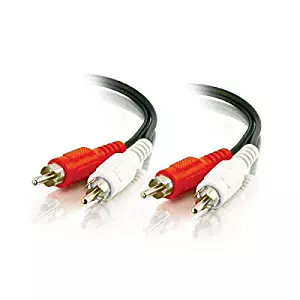C2G 40465 Value Series RCA Stereo Audio Cable, Black (12 Feet, 3.65 Meters)