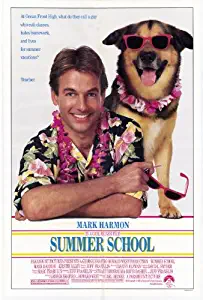 Summer School Movie Poster (27 x 40 Inches - 69cm x 102cm) (1987) -(Mark Harmon)(Kirstie Alley)(Nels Van Patten)(Courtney Thorne-Smith)(Lucy Lee Flippin)(Shawnee Smith)