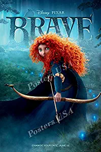 PremiumPrints - Disney Pixar Brave Movie Poster - XFIL421 (Premium Canvas 11